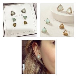 Stella & Dot Sommerville Halo Studs